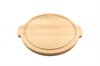 Round Cutting Board with handles & Juice Groove