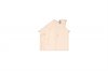 Maple House Shaped Coaster