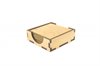 Maple Flat Laying Coaster Stand with Coasters