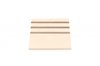 Maple Square Coaster with Walnut Stripes