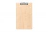 Solid Maple Menu Board with Nickel Clip