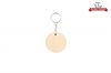 Maple Round Keychain