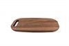 Walnut serving tray with handles on both ends