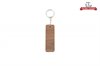 Walnut Rectangular Keychain