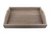 Large Walnut Hardwood Tray with Handles