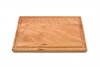 Small cherry board with rounded edges and juice groove