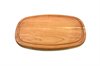 Large oval shape cutting board with juice groove