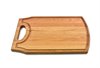 Large wooden cutting board with handle
