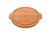 Round Cutting Board with handles & Juice Groove