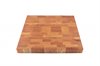 Large Cherry End grain butcher block with side handle indents 