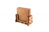 Cherry Upright Coaster Stand with Coasters