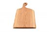 Artisan solid Cherry wood cutting/serving board with curved 4" handle