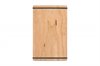 Solid Cherry Menu Board with 2 Latex Free Rubber Bands