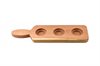 Cherry flight board 3 slots with handle