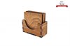 Mahogany Traditional Coaster Stand with Coasters