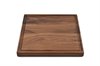 Square maple cutting board with rounded corners & juice groove