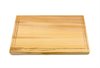 Maple small board with rounded edges and juice groove