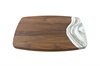 Epoxy large rectangular curved cutting board with rounded corners