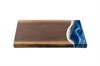 Epoxy Medium Live Edge Rectangular Wood Serving Board