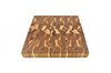 End grain teak wood butcher board