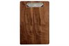Solid Walnut Menu Board with Nickel Clip