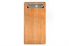Solid Cherry Check Presenter with Nickel Clip