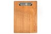 Solid Cherry Menu Board with Nickel Clip