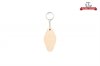 Maple Oval Diamond Keychain