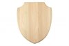 Large Honor Shield Red Oak Recognition Plaque