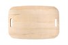 Maple wood extra large professional catering charcuterie tray with two handles 