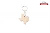 Maple Texas Shaped Keychain