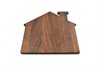 Walnut house cutting board