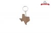 Walnut Texas Shaped Keychain