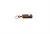 Walnut wood keychain with mobile phone holder