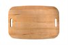 Cherry wood extra large professional catering charcuterie tray with two handles 