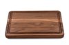 Walnut flat grain butcher board with juice groove 1 1/4" Thick