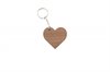 Walnut Heart shaped keychain
