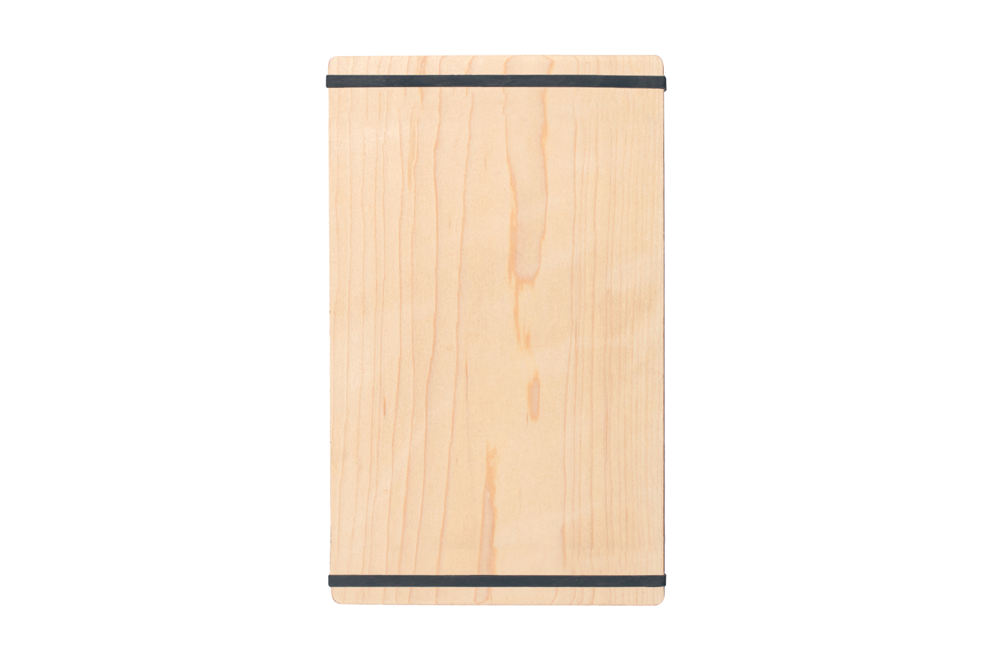 Solid Maple Menu Board with 2 Latex Free Rubber Bands