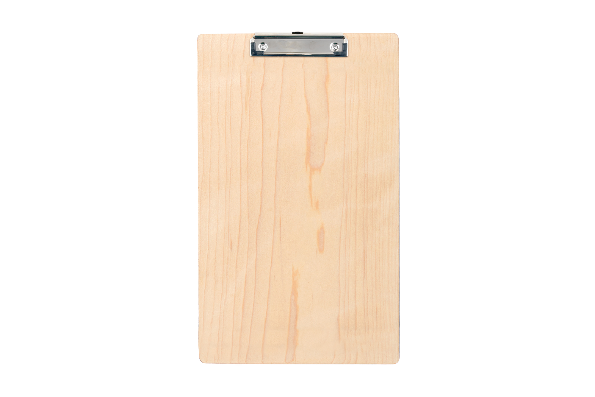 Solid Maple Menu Board with Nickel Clip