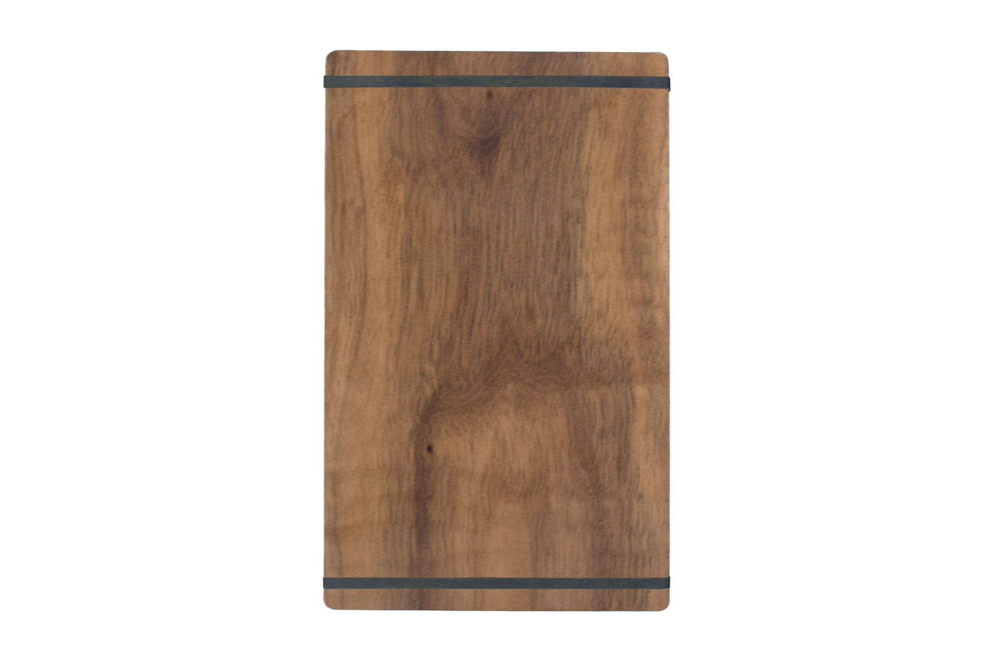 Solid Walnut Menu Board with 2 Latex Free Rubber Bands
