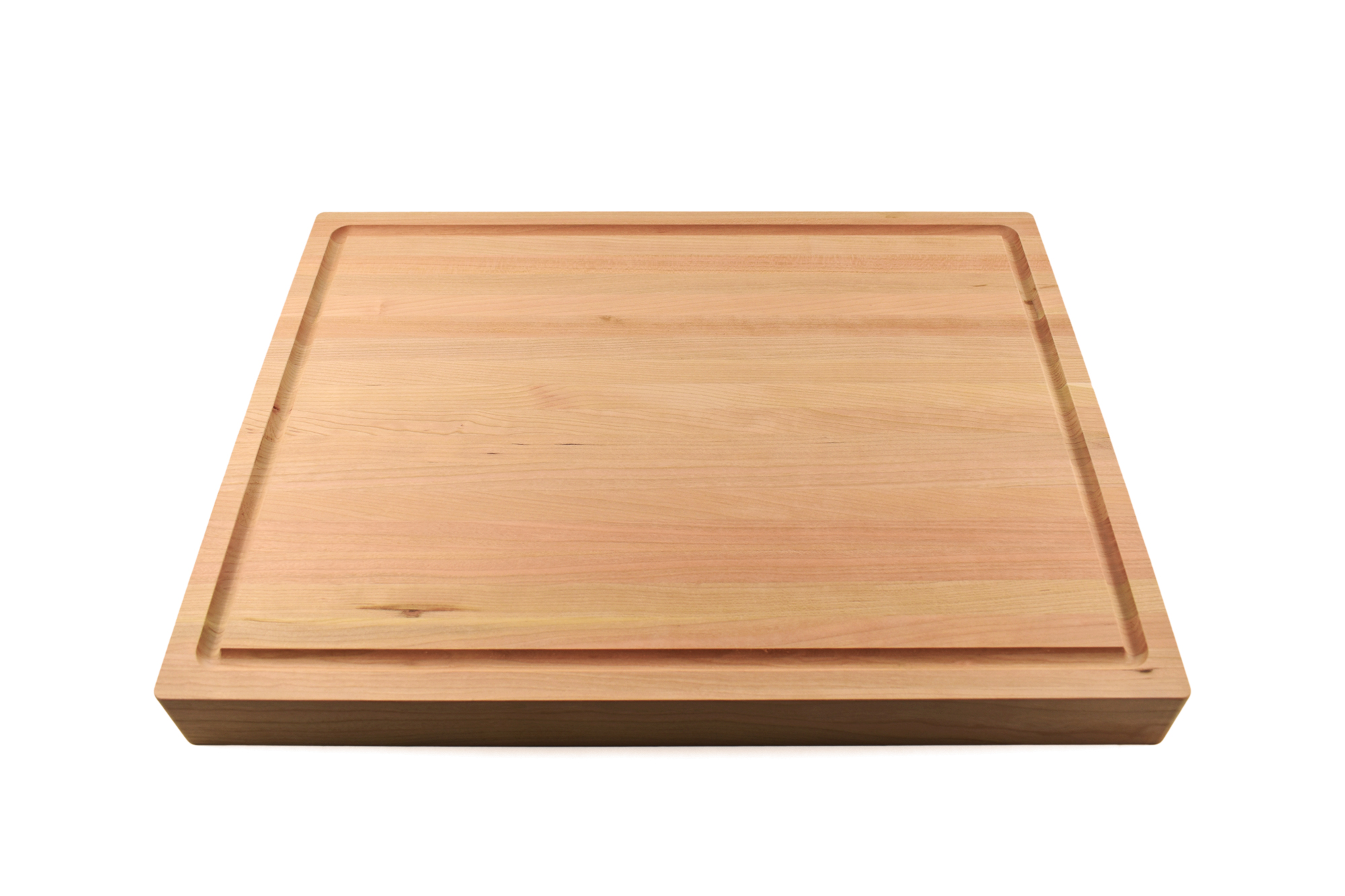 LARGE 1 3/4 INCH CHERRY BUTCHER BLOCK WITH JUICE GROOVE
