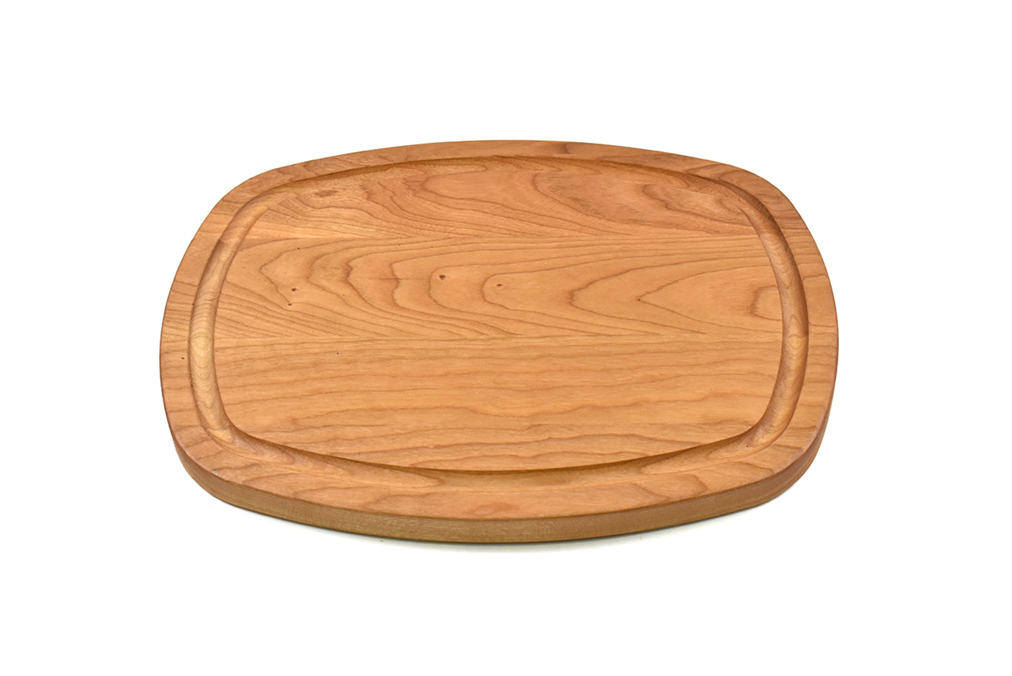 Oval Cutting Board with Juice Groove