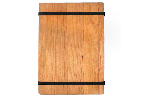 Solid Cherry Menu Board with 2 Latex Free Rubber Bands