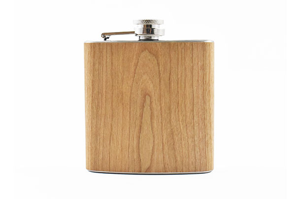 6oz. Wooden Flask
