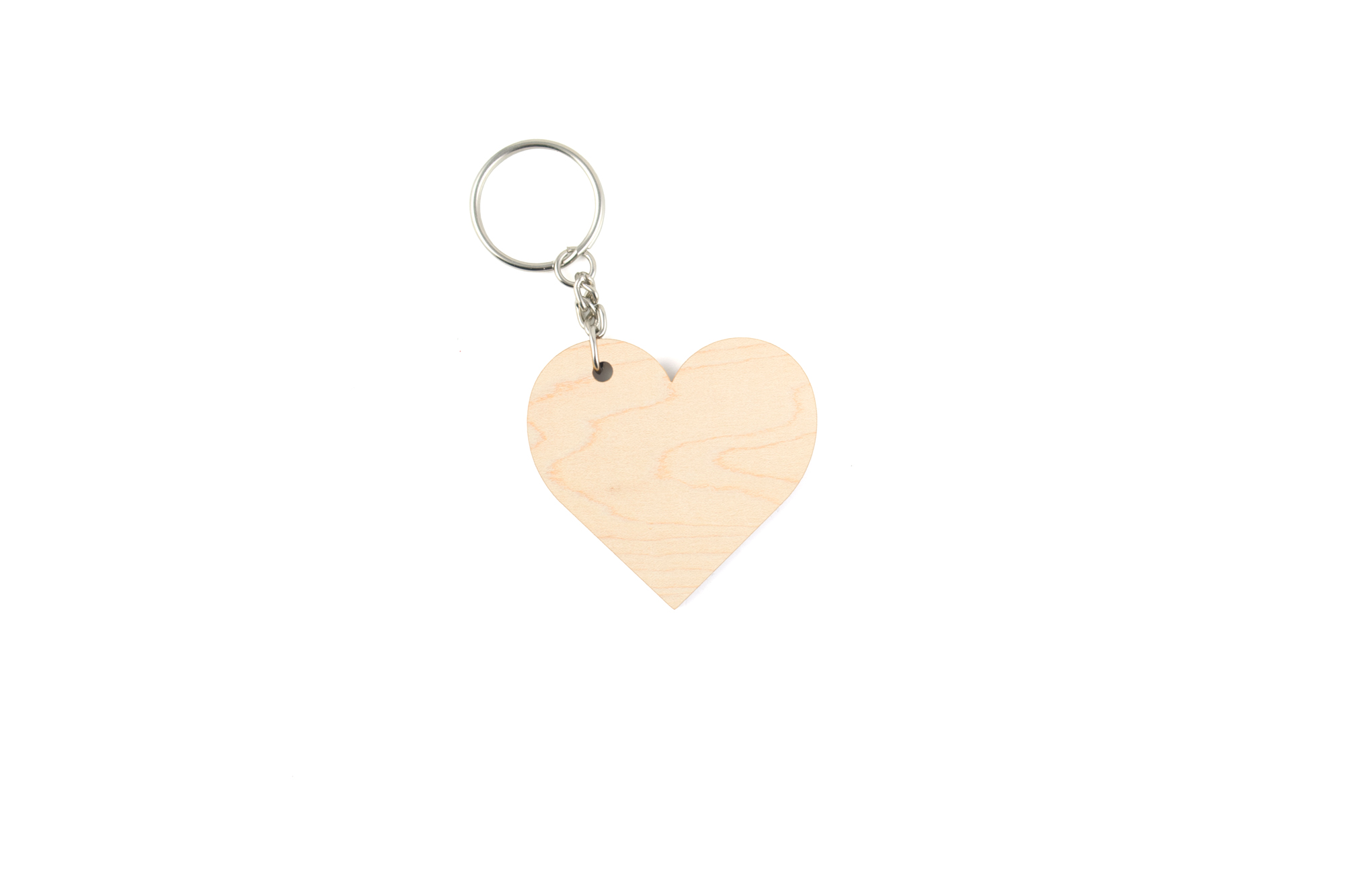Maple Heart shaped keychain