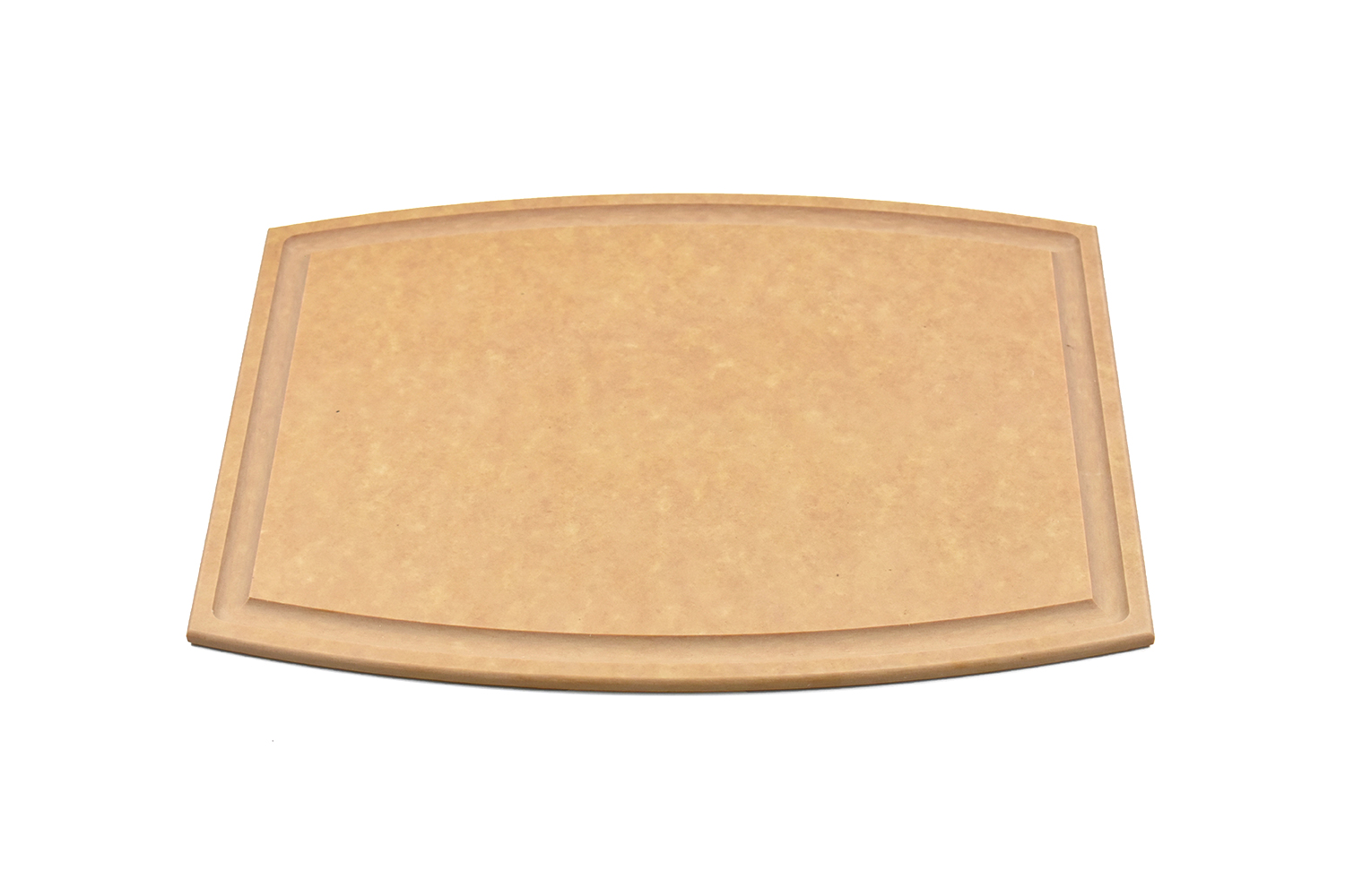 Arched cutting board with juice groove (Dishwasher safe)