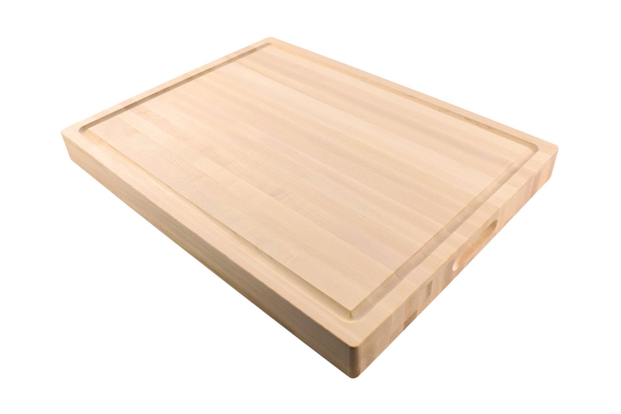 LARGE 1 3/4 INCH MAPLE BUTCHER BLOCK WITH JUICE GROOVE