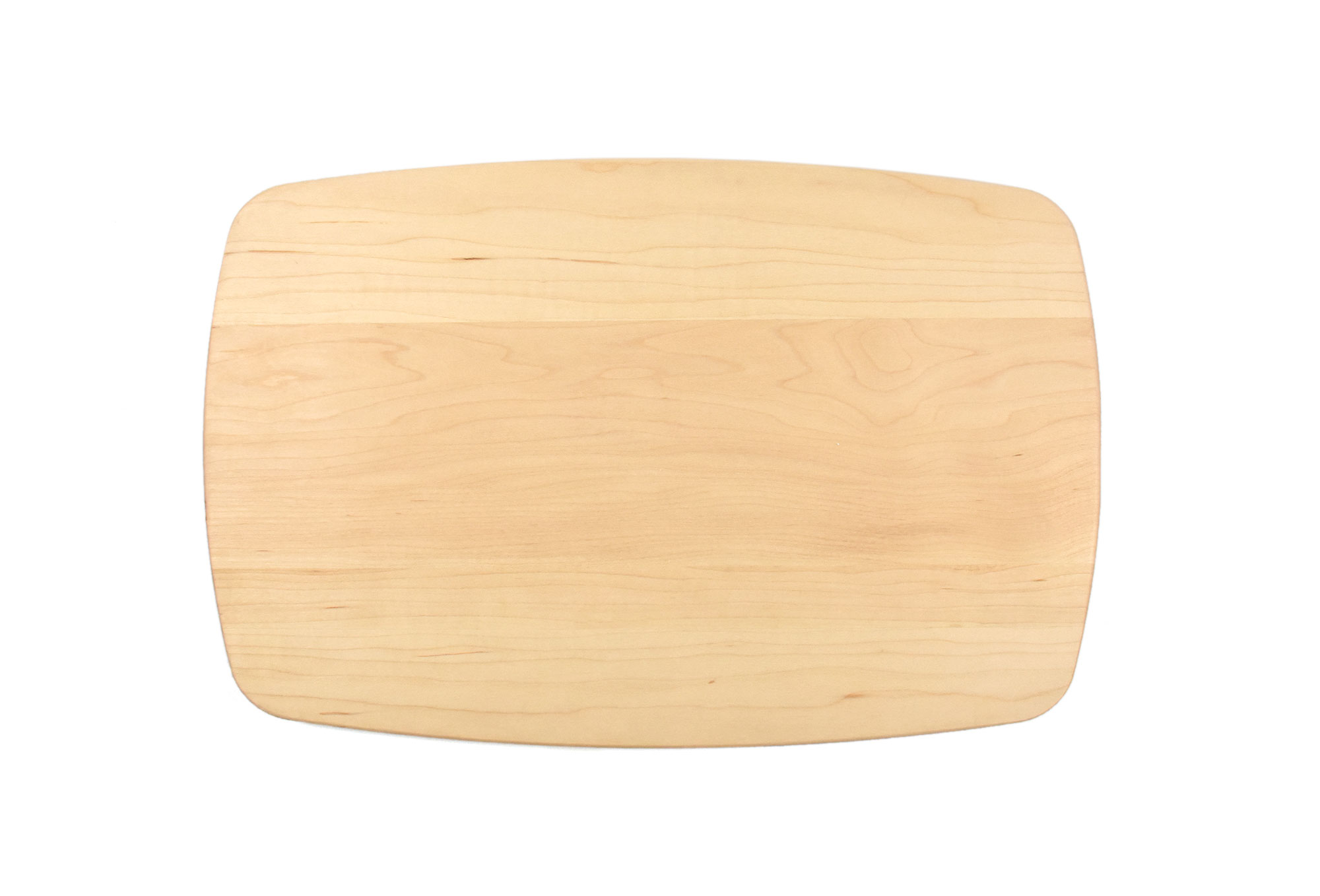 Large rectangular curved cutting board with rounded corners