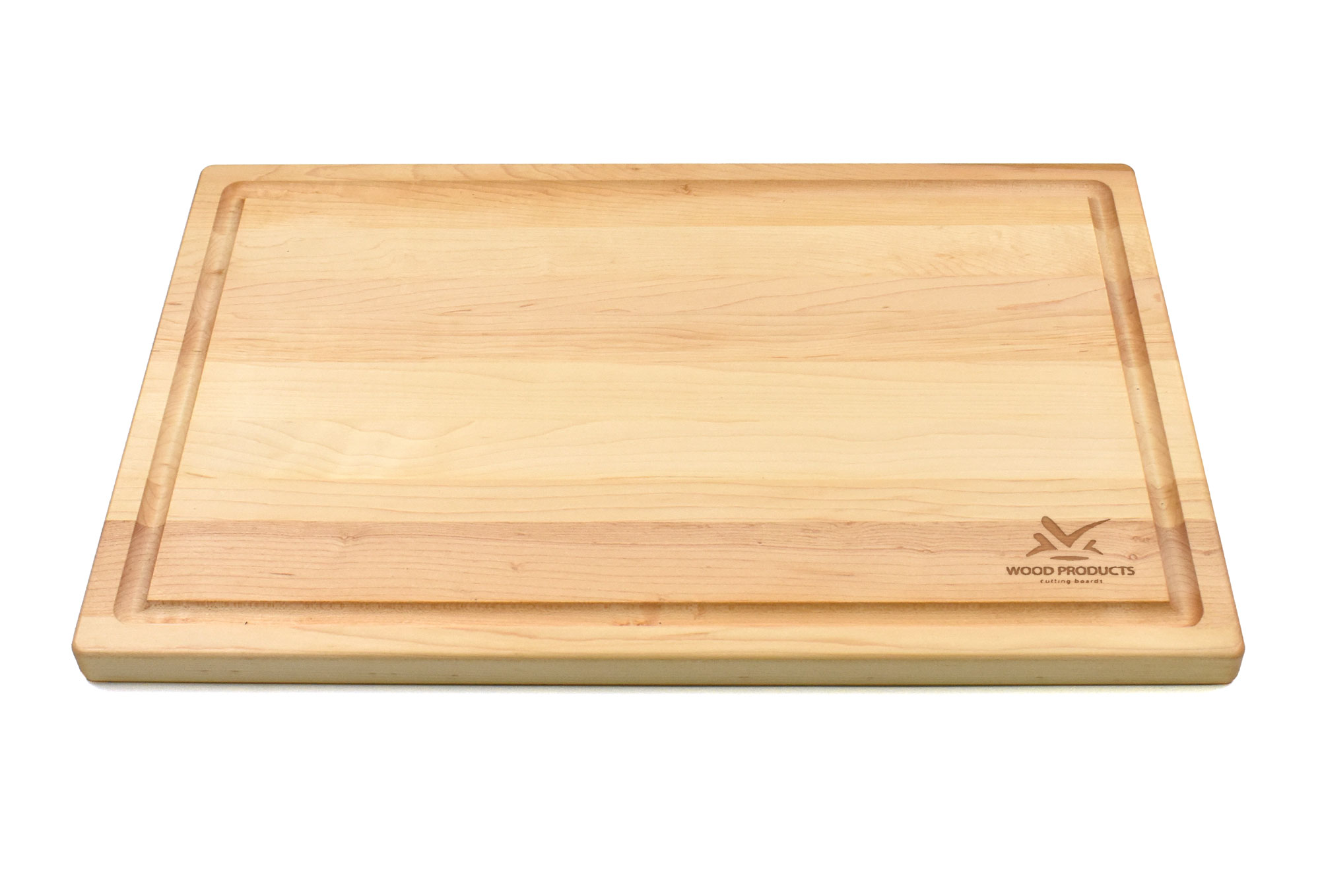 Cutting board with rounded edges & juice groove Engraved