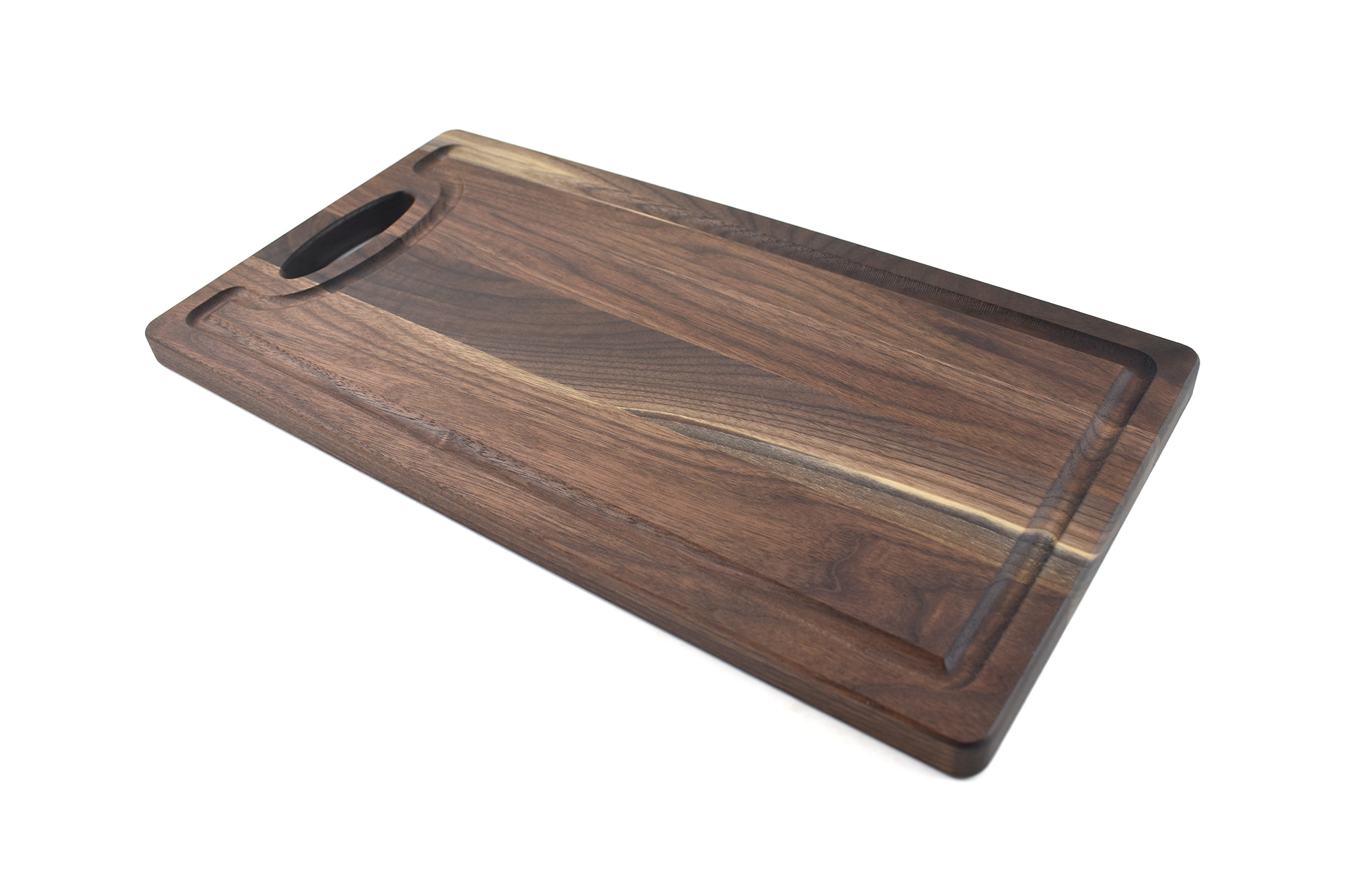 Small wooden cutting board with a handle